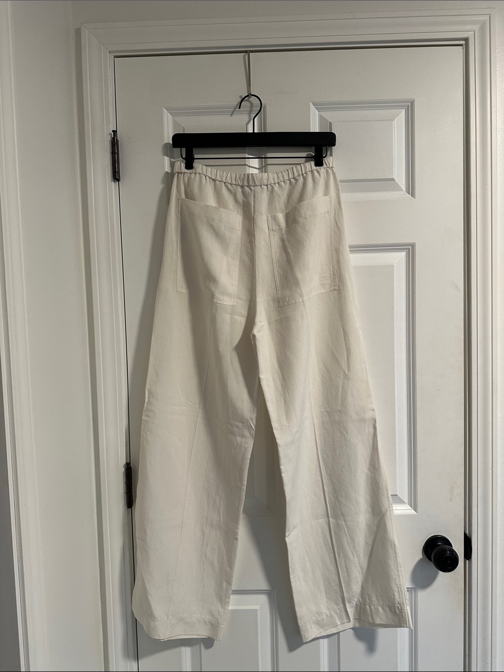 NWOT Toteme Fluid Drawstring Trousers in White size EU34 - Picture 7 of 11